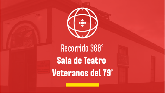 Recorrido 360 Sala de Teatro Veterandos del 79