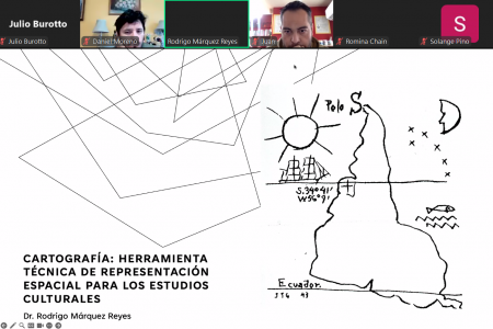 Charla virtual del Doctorado en Estudios Culturales de la UNAP ahondó en la importancia de la cartografía para el quehacer académico