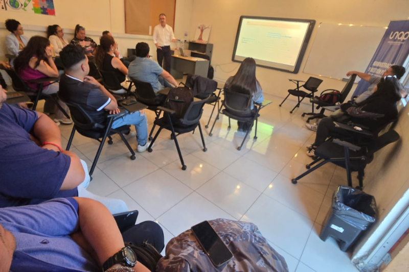 Estudiantes de la carrera de administración y gestión pública participan en  workshop: “Los desafíos del Liderazgo y la Co-Gestión de Equipos”.